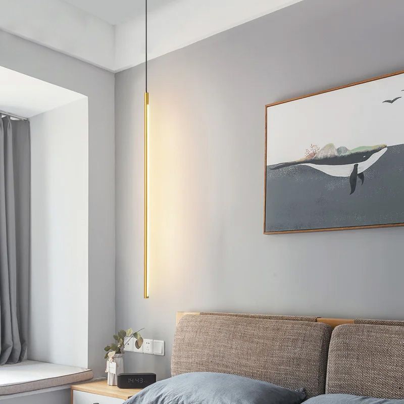 Lampada Da Soffitto Led App1414-c Gold 100cm