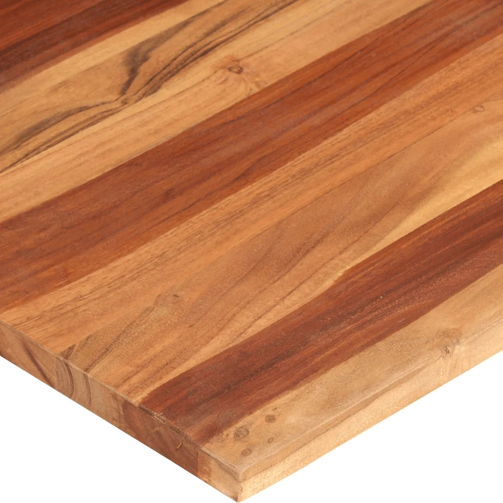 Piano Tavolo in Legno Massello di Acacia 25-27 mm 60x70 cm 285989
