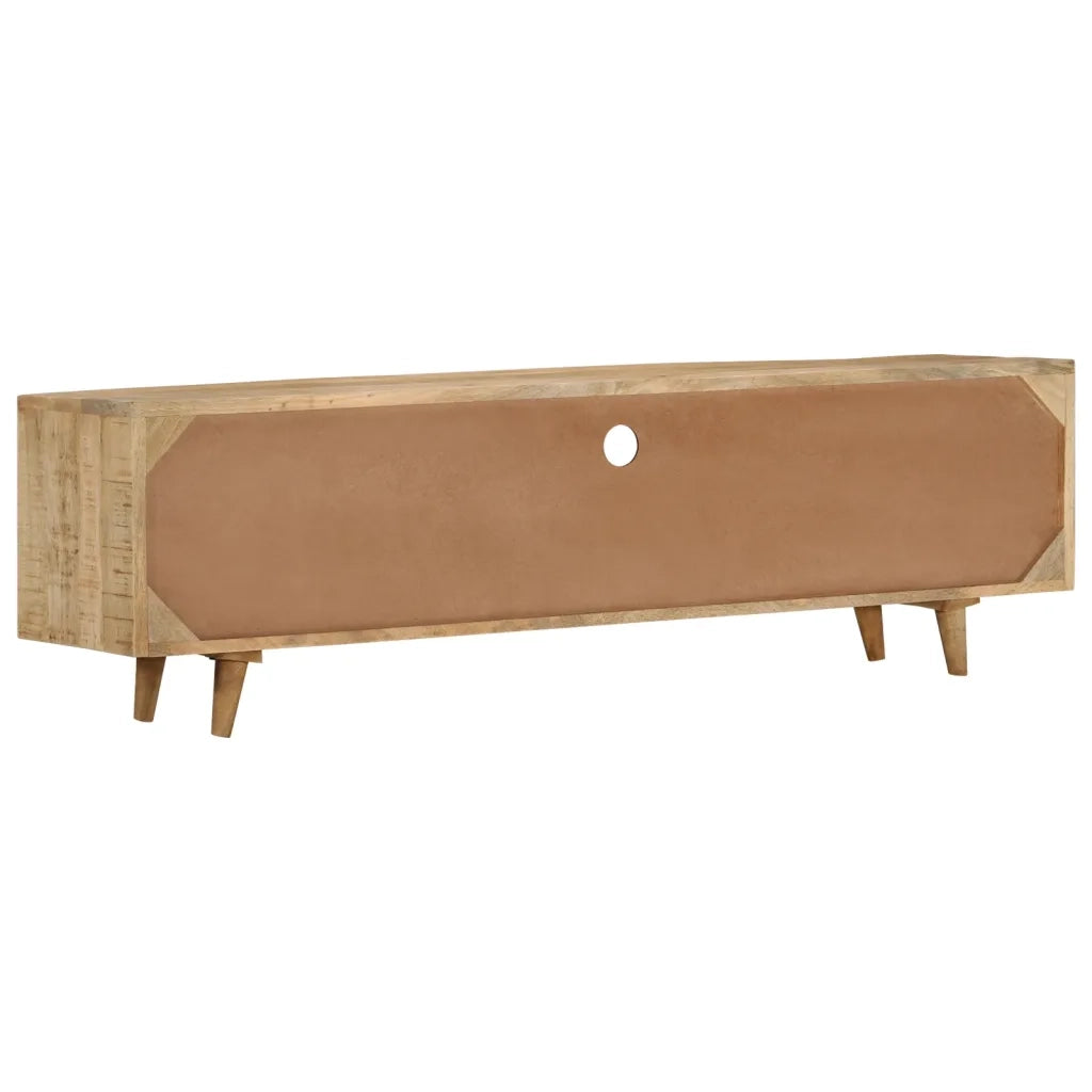 Mobile Porta TV 140x30x40 cm in Legno Massello di Mango 249856