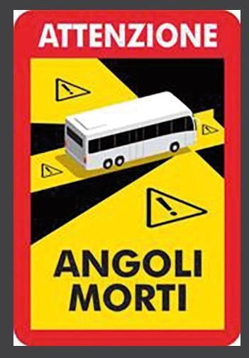 Adesivo ''angoli Morti'' Per Pullman