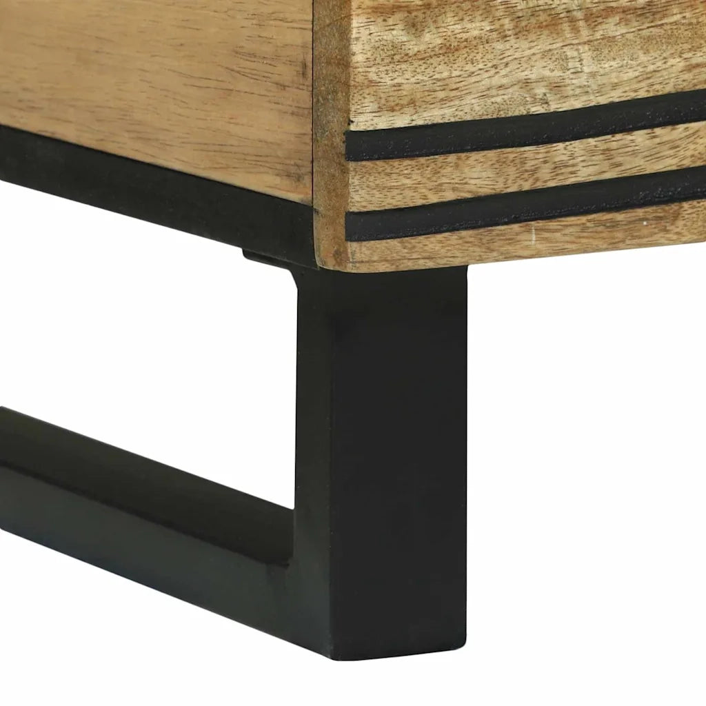 Tavolino da salotto Marrone e Nero 80 x 50 x 40 cm 4017941