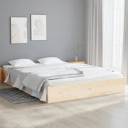 Giroletto-Struttura Letto in Legno Massello 135x190 cm Double 949249