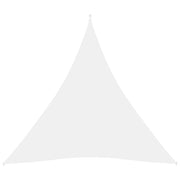 Vela ombreggiante triangolare in tessuto Oxford 3 x 3 x 3 m bianco 02_0009821