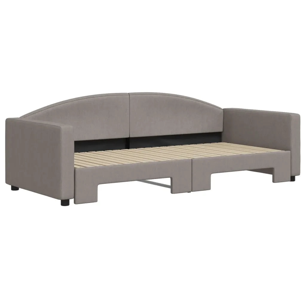 Divano letto | Sof¨¤ letto | Letto singolo Estraibile Tortora 90x200 cm in Tessuto