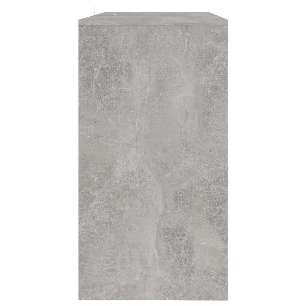 Tavolo Consolle | Tavolo d'Ingresso Grigio Cemento 89x41x76,5 cm in Acciaio