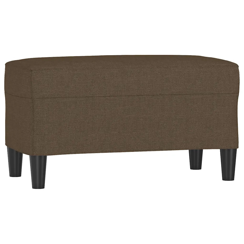 Panca Marrone 70x35x41 cm in Tessuto 349386