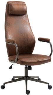 Sedia da ufficio Pocatello Industrial Loft Stile antico cognac