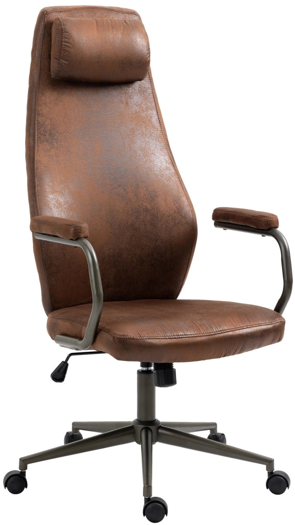 Sedia da ufficio Pocatello Industrial Loft Stile antico cognac