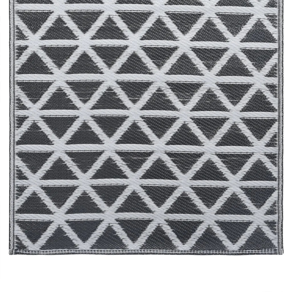Tappeto da Esterni ARAKIL Nero 190x290 cm in PP CFW6706274