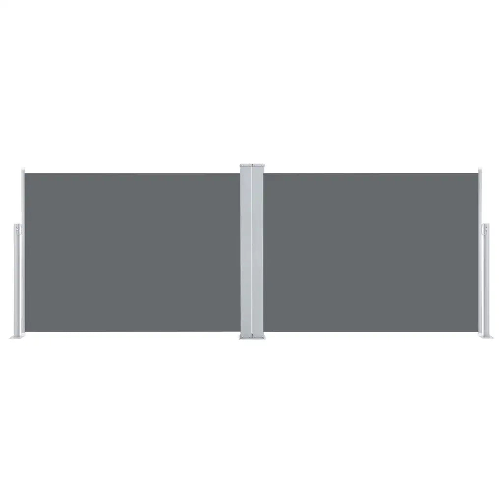 Tenda da Sole Laterale Retrattile Antracite 120x1000 cm  cod mxl 19223