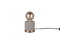 Lampada tavolo da Interno a LED in Tessuto Grigio