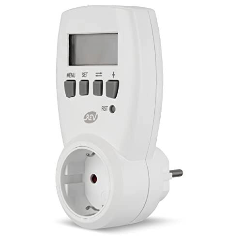 REV 002580 Misuratore di Consumo Energetico display LCD 3500 W 16 A 230 V colore Bianco