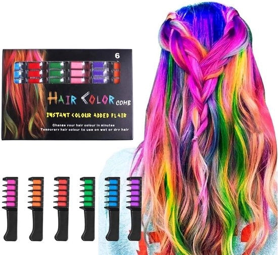 Crayone per Capelli - Crayone per Bambini - Chalk per Capelli - Sinterklaas Regalo - Regalo di Natale