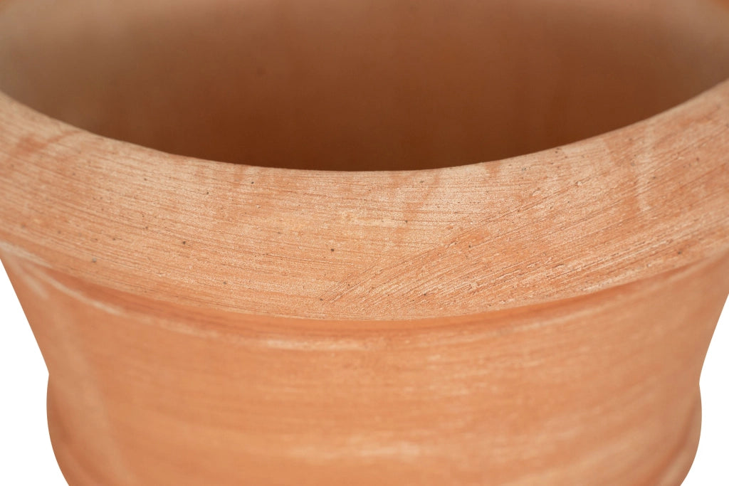Biscottini Set 2 vasi in Terracotta 100% Made in Italy interamente Lavorati a Mano