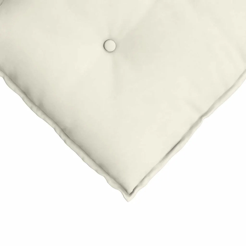 Cuscino per Schiena | Cuscino dorsale Crema 140 x 50 cm Tessuto in Cords