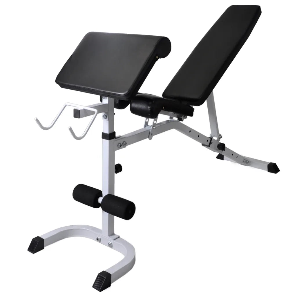 Panca Multifunzione con Rack Bilanciere e Set Manubri 90 kg cod mxl 58131