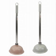 Trade Shop - Sturalavandino Scarico Wc Con Manico Cromato Ventosa In Gomma Vari Colori 10120 -
