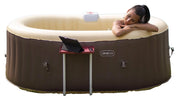 Vasca Idromassaggio da Esterno Gonfiabile Riscaldata 2 Posti 190x120x65 cm Ease.Zone Marrone