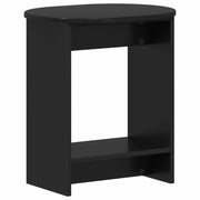 Tavolo laterale | Tavolino Nero 50 x 39,5 x 55 cm Legno ingegnerizzato
