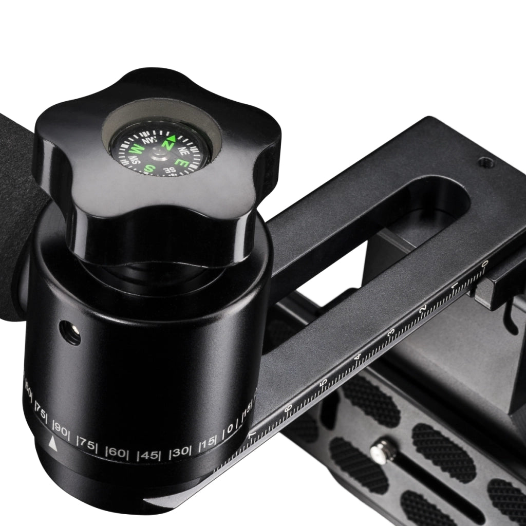 Mantona Gimbal TK-II testa del treppiede per teleobiettivo (capacità di carico 8 kg, peso 1,06 kg inclusa piastra a sgancio rapido), 20365