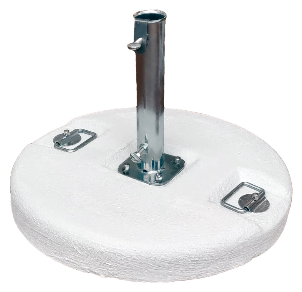 Base cemento con maniglie 50Kg Tubo Ø 55 Mm Colore: Bianco