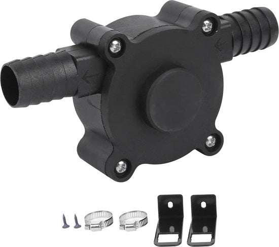 Pompa elettrica a mano per trasferimento di liquido - Mini pomp centrifuga portatile con tubo - Per contenitori in HTML.