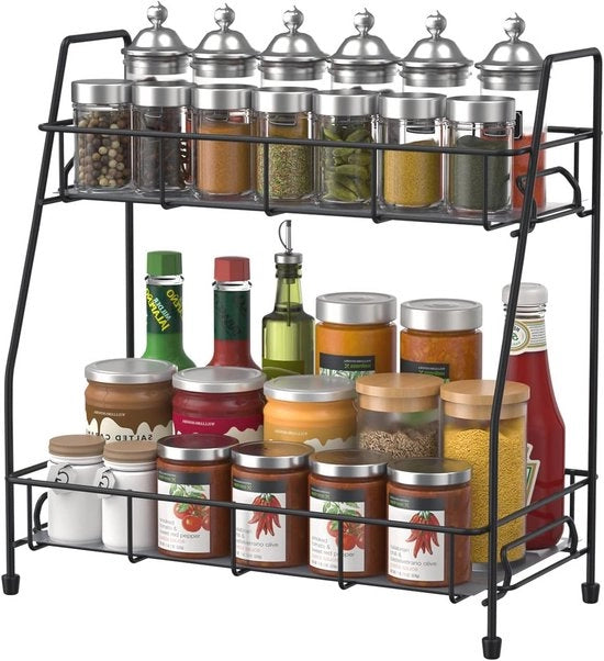 Organizzatore di Spazio per l'Erba in Cucina - Organizzatore da Appendere per il Bancone