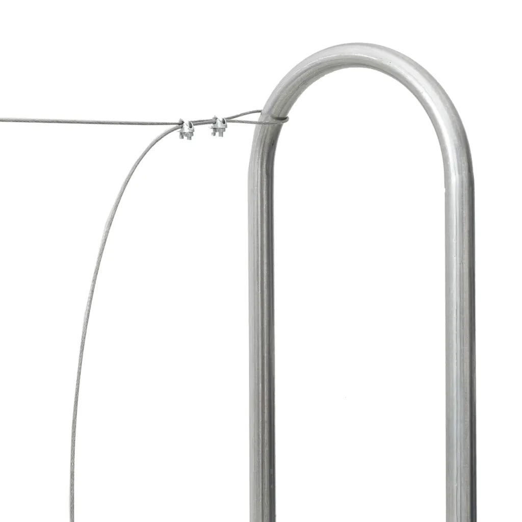 Rastrelliera per Legna 150x25x150 cm in Acciaio Zincato CFW4650113