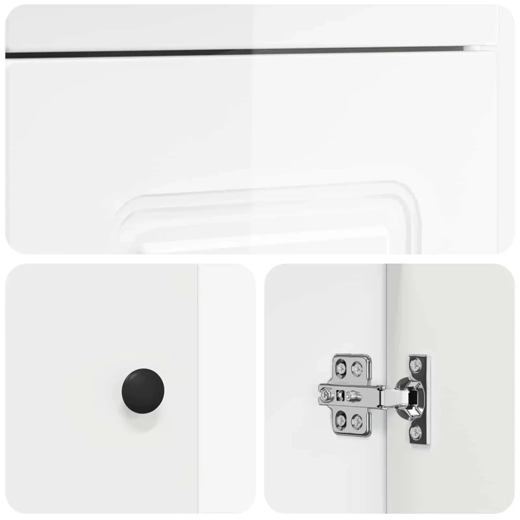 Mobile da bagno con lavabo Bianco Lucido 42 x 40 x 84,5 cm