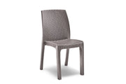 SEDIA IN POLIPROPILENE 'VERONA' taupe  - BICA