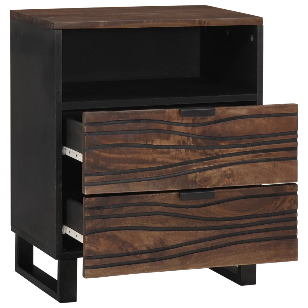 Armadio 50x33x60 cm in legno massello di mango e legno ingegnerizzato