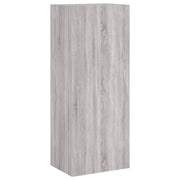 Mobile TV multimediale mensola TV credenza TV sala da pranzo soggiorno camera da letto a parete legno Sonoma 40,5 x 30 x 102 cm grigio 02_0028183