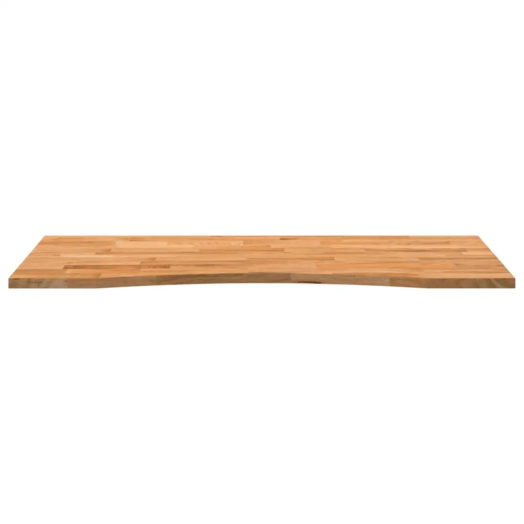 vidaXL Piano Scrivania Marrone Chiaro 120x50x2,5 cm in Rovere Massello