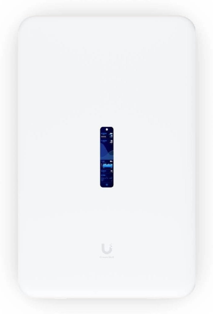 Wall-mountable UniFi OS Console with a