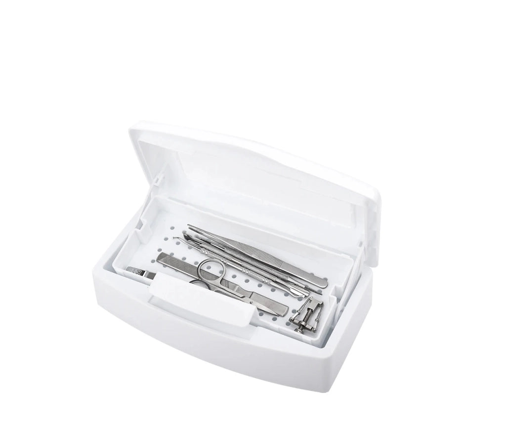 BOX STERILIZZATORE PER ESTETICA DISINFETTANTE FERRI UNGHIE