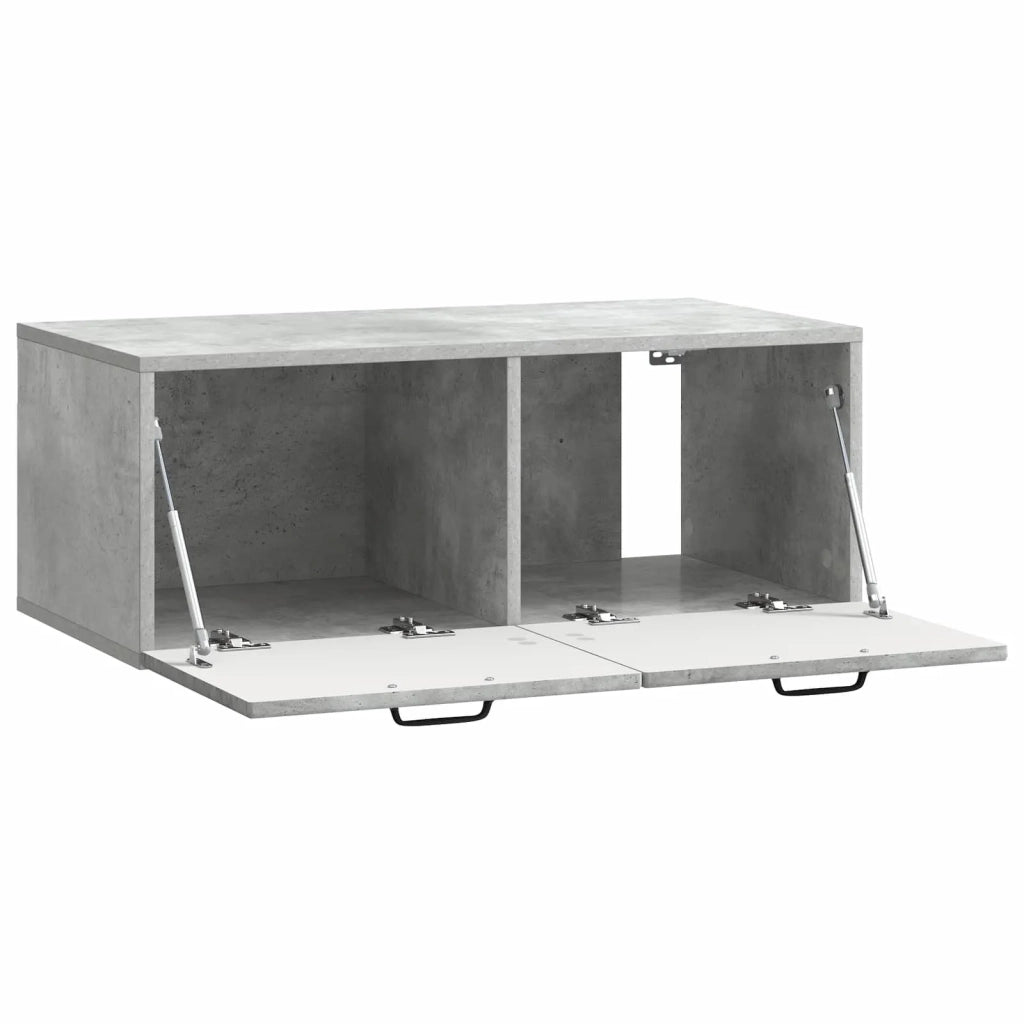 Mobile Porta TV da Muro Grigio Cemento 78,5 x 41 x 30 cm 899368