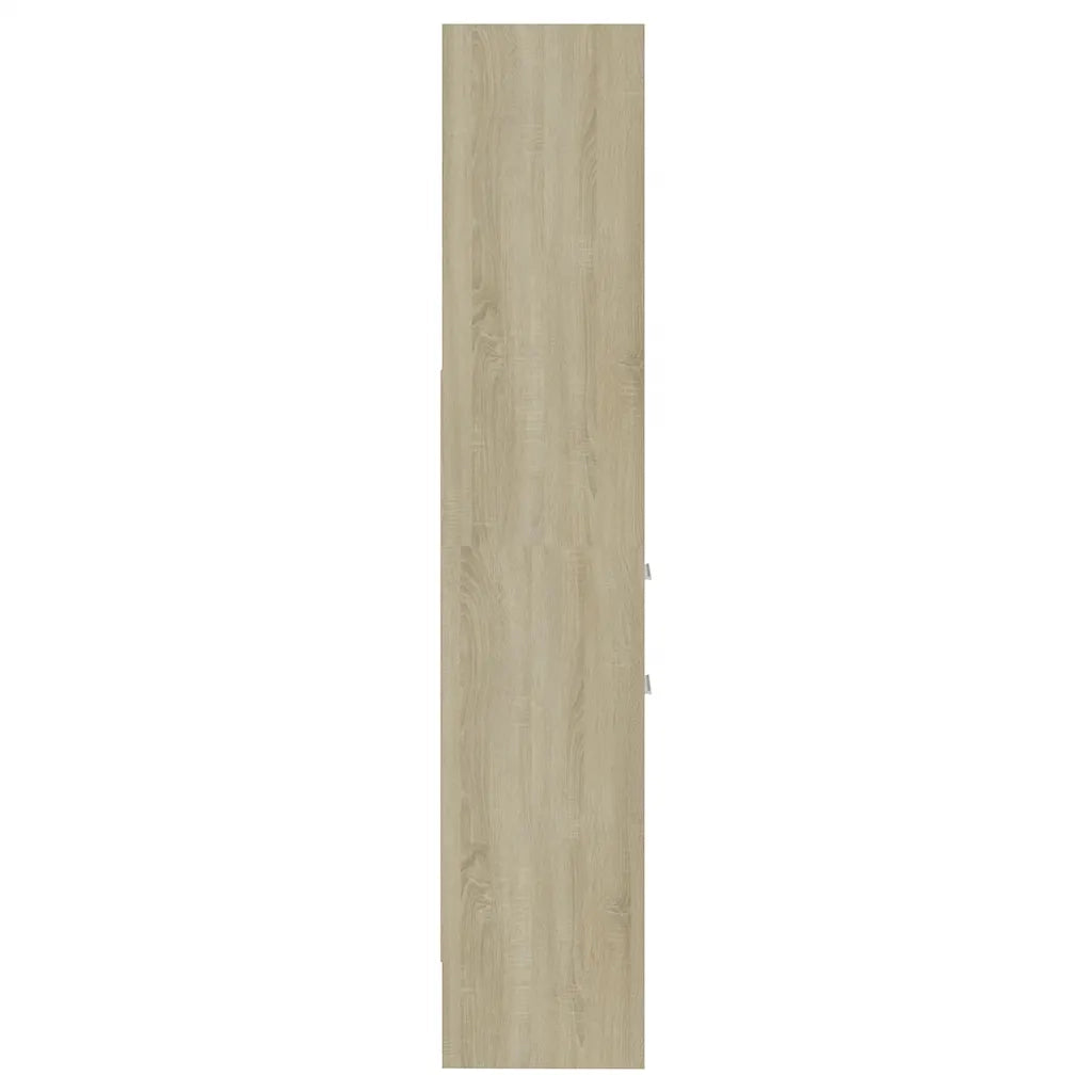 Libreria-Scaffale per Libri-Mobile di Stoccaggio Rovere Sonoma 40x35x180 cm in Legno Multistrato 429104