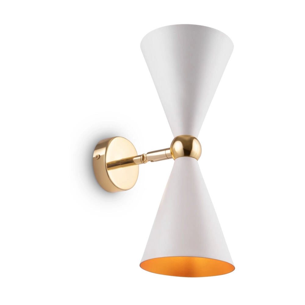 Applique Maytoni Vesper MOD108WL bianco oro metallo 2xE14