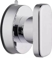 Due pezzi - Maniglia con morsetto - Maniglia con Morsetto - 62*50mm - pulsanti a tastiera - senza fori - Solo per superfici liscie - per doccia e toilette