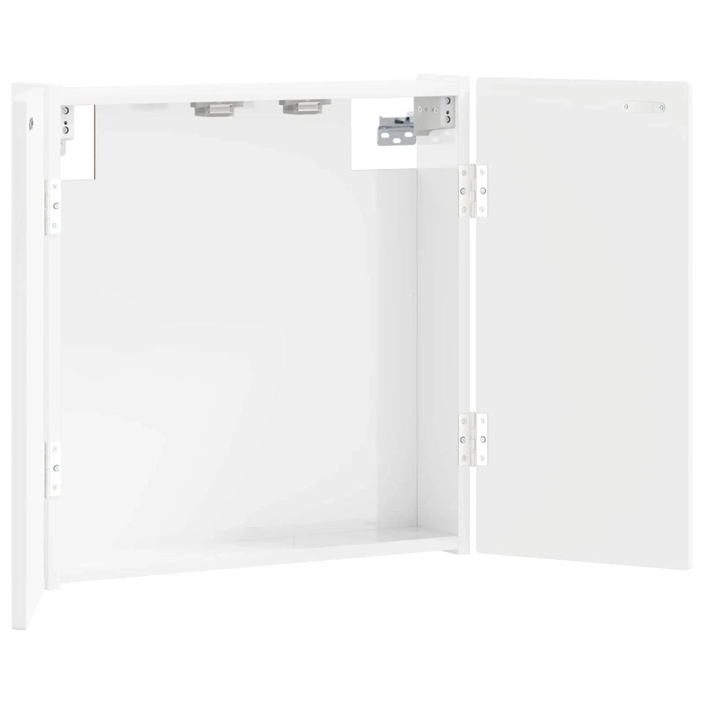 Armadio per Dartboard ARNHEM Bianco Lucido Legno ingegnerizzato 896669