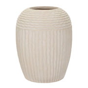 Vaso Decorativo VKH818, Beige, Poliresina, 30x30x38,5 cm