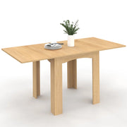 IDMarket - Tavolo da pranzo allungabile DONA per 4-8 persone faggio 80-160 cm