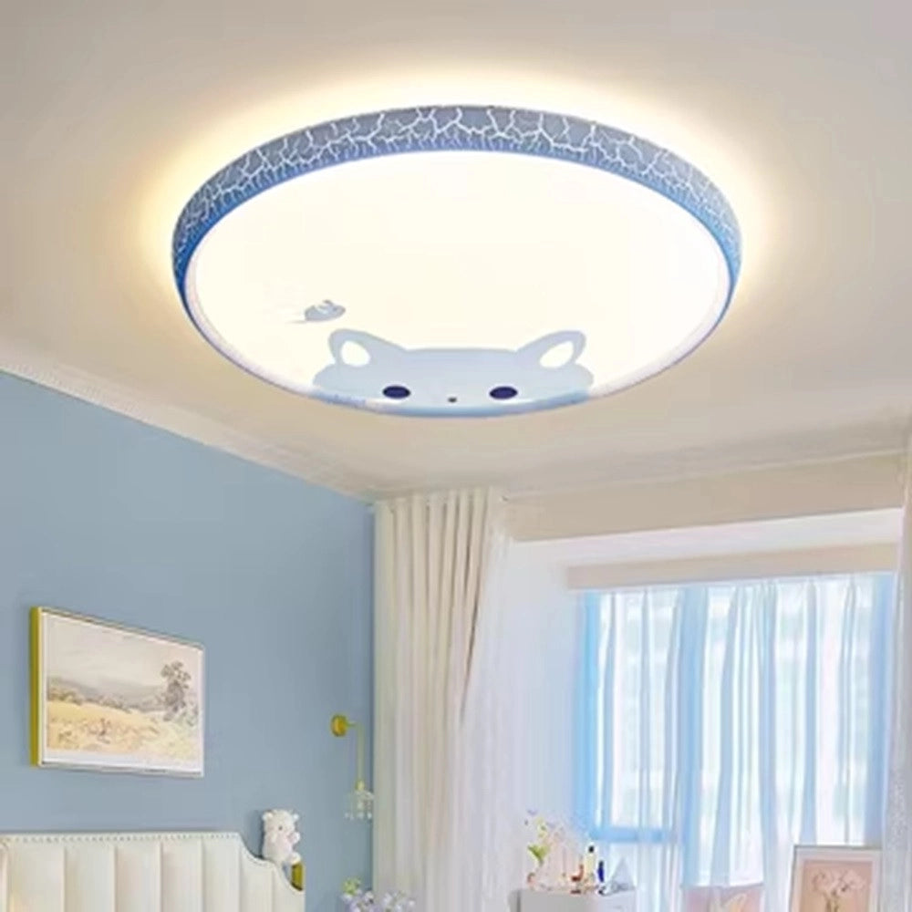 Trade Shop - Plafoniera Lampadario Camera Bambini Luce Naturale 4000k 30w 1300lm 410x60mm 98084 -