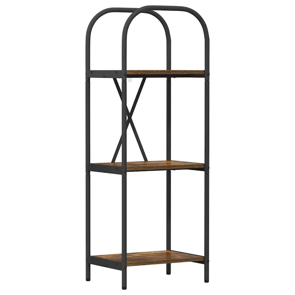 Libreria Rovere fumé 40 x 30 x 109 cm Legno multistrato 879883