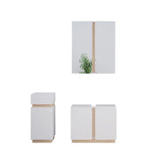 Vicco Set di mobili da bagno Bianco 3 parti, con mobile midi