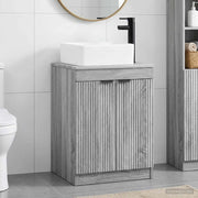 Set di mobili per il bagno Sonoma grigio Legno ingegnerizzato 3404228