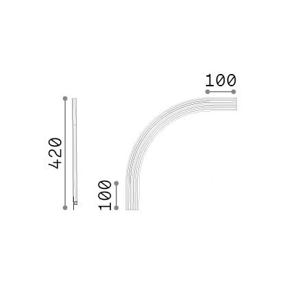 Connettore Di Alimentazione Deva Nero 75W 24V Ip20