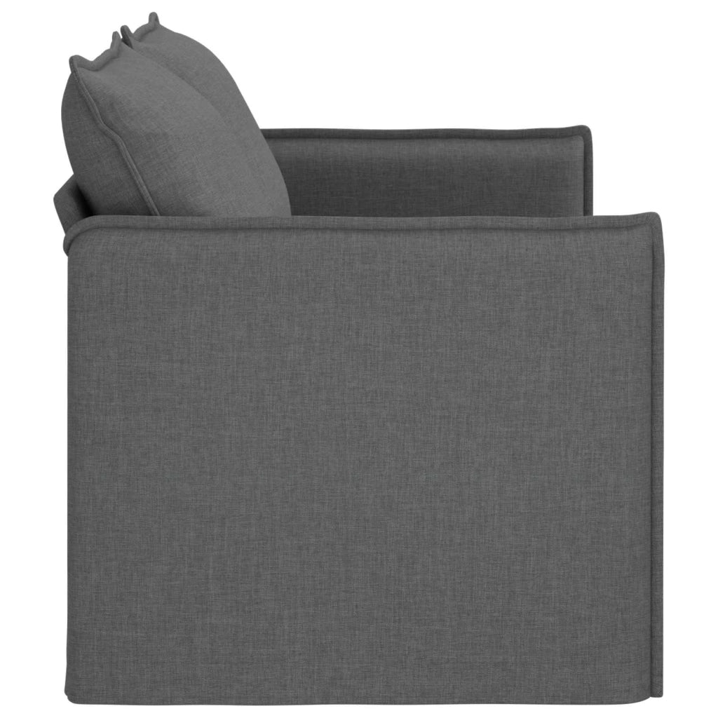 Divano Grigio scuro 156 x 82 x 85 cm Tessuto