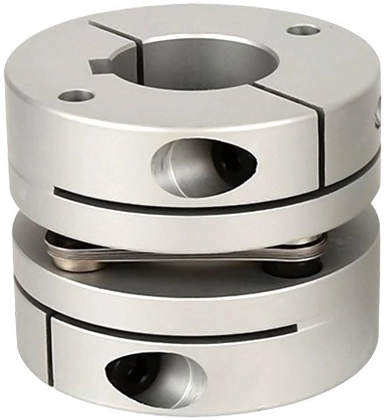Connettore flessibile in alluminio - D56 L45 - Diametro foro 10 mm a 19 mm - Connettore unico - Adatto per stampante 3D/macchina CNC - Connettore motore flessibile