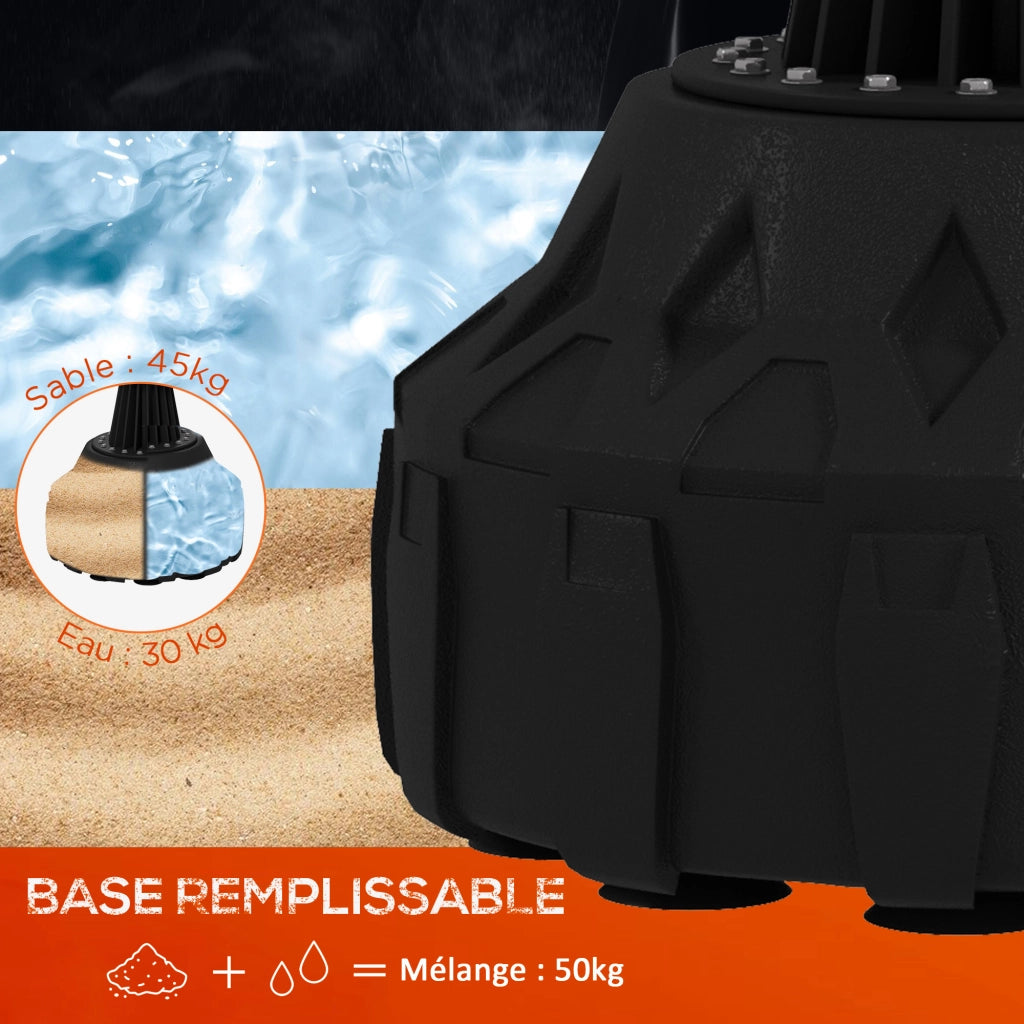 Sacco da Boxe Autoportante con Bersaglio Regolabile ¨C zephmum ¨C Nero